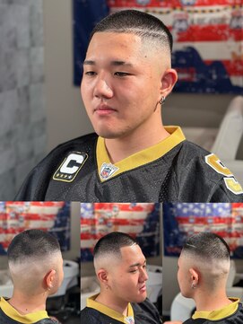 サンアンドマーリィズバーバー 駅前店(SON&MARLEY'S BAR BER) 坊主フェード/本厚木