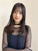 シクネ 新潟駅 万代(SHICUNE)&nbsp;【新潟/万代】10～20代ロングレイヤー　顔まわりカット