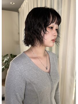 トリッカ 銀座(tricca) ボブパーマ/ウェーブパーマ/レイヤーカット/顔周りレイヤー