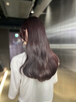 ペレ 渋谷(PELE)&nbsp;くびれヘア/アプリコットオレンジ/夏のヘアアレンジ/渋谷