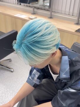 メンズペレ 渋谷(MEN'S PELE) MEN’S HAIR/サーフカール/刈り上げセンターパート/渋谷