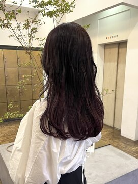 ヘアーアイスカルテット(HAIR ICI QUARTET) 冬トレンド◎暖色カラー×レッドブラウンのレイヤー艶ロング