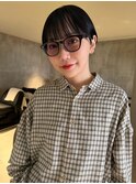 ★冬カラー◎大人可愛い小顔ひし形ショートボブ20代30代UP