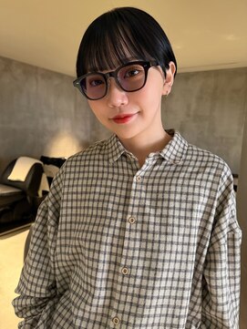 ハウ 心斎橋(how) ★冬カラー◎大人可愛い小顔ひし形ショートボブ20代30代UP