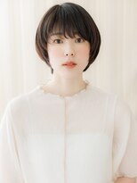カバーヘア イヴ 戸頭店(COVER HAIR EVE)&nbsp;レイヤーショート/丸みショート/ダークアッシュ/マッシュボブe