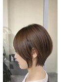 ショートカット/40代50代/白髪ぼかし/白髪染め/髪質改善【尼崎】