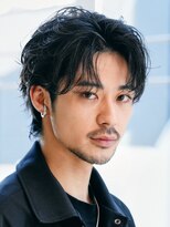 フィフスパーク(fifth PARK)&nbsp;渋谷シャドウルーズパーマメンズマッシュメンズセンターパート