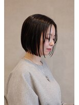 モネ 栄 久屋大通店(monet)&nbsp;ダブルカラーグレージュカラーケアブリーチショートボブ