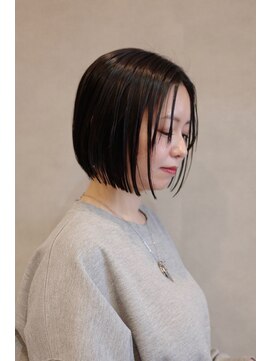 モネ 栄 久屋大通店(monet) ダブルカラーグレージュカラーケアブリーチショートボブ