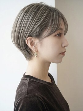 ゲイン(Gain) ショートカットx白髪ぼかしx髪質改善x縮毛矯正xダブルカラー