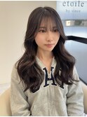 韓国風/レイヤー/前髪/顔まわり/小顔/2wayバング/髪質改善/縮毛