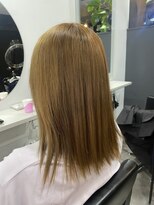 トゥーレアクア(Tule AQUA) 縮毛矯正履歴でもハイトーンカラー