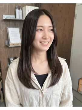 零秒女髪 千里丘店 髪質改善で叶える上品な艶ロングスタイル艶髪美髪髪質改善カラー