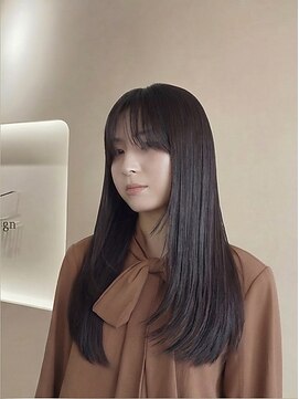 ウィズ ヘア デザイン(wis hair design) 酸性ストレート×髪質改善ツヤサラロング