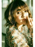 くせ毛ショート 抜け感ヘア