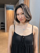 リリー バイ アオ(Lilly by AO)&nbsp;【外国人風】グレージュのバレイヤージュカラー
