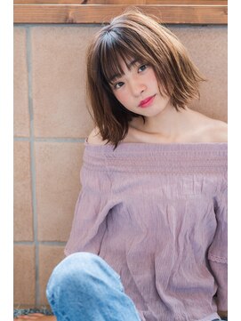 ネオリーブクレア 綱島店(Neolive Krea) 大人かわいい無造作外はねボブ　似合わせカット