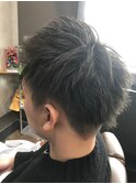 ツーブロックショート