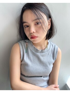 クラン(clan) clanアッシュブラウンワンサイドショート