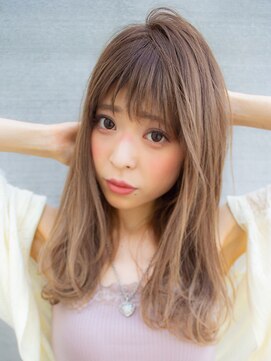 エル(elle) モテナチュラル外ハネミディアム〇シースルー錦糸町 押上 両国