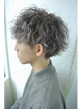 ムーンジェジェ(moon jeje) 雰囲気抜群！シルバーアッシュ×スパイラルマッシュ★  藤原