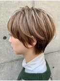 【Des.Art赤坂】学割U-24×艶カラー×耳掛けショート