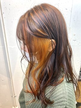 エル(EL by green) 《tomi》ハイライト×インナー×オレンジ