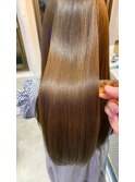 髪質改善ケアストレート