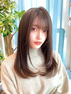 ロンド ロビン 栄(Lond robin) 【Lond robin】河野まい　　韓国風/ロング/大人かわいい　m