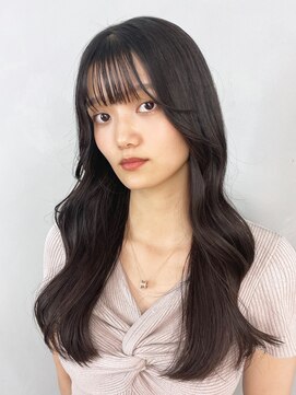 アイティーバイアルバム 松戸店(IT by ALBUM) 韓国風レイヤー_グレージュカラーボブウルフ_ba422121