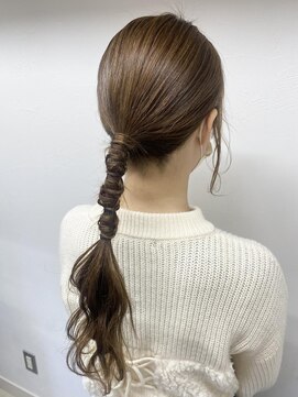 テトラ バイ ネオリーブ 横浜西口店(tetra by neolive) ＊編み込みタイトアレンジ＊