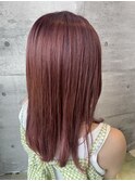 20代30代ブリーチカラー☆くすみピンク／小林