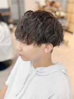 ネオリーブ クーロ メゾン 横浜(Neolive curro Maison)&nbsp;波巻きスパイラル×ツイストパーマ[メンズ]