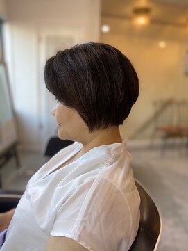 ソイクフ 四条大宮店(SOY-KUFU) 20代30代40代イメチェン似合わせカットレッドブラウンショート