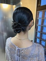 カチモリヘア 韓国 パーティ ヘアセット  エジリ
