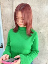 ヌイ 横浜(nui)&nbsp;ブリーチ１回 、ピンクベージュ