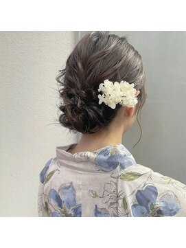 テラスルアナ(TERRACE LUANA) 浴衣ヘアアレンジ