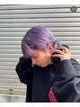 アルシュ 南堀江(ARCHE) 紫カラーは色落ちまで綺麗に落ちてくれます!