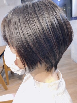 レイ 津田沼(Lei) ボブ/前髪/こなれミディ/オリーブベージュ/ウェーブパーマ/韓国