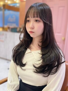 フィッシュ(fish) ☆miki☆ワンカールでふわっと可愛い＊long layer＊°