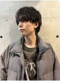 ルーズなパーマ感がカッコいい☆シャドウパーマ×マッシュウルフ
