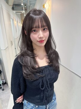 ラベル 渋谷(LAVEL) トレンドワンカールワンホンレイヤー/小顔似合わせ顔まわり