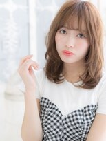 モッズヘア 越谷(mod's hair) 韓国風前髪パーマミディアムレイヤーカットc6越谷20代30代40代