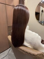 穀雨(Kokuu)&nbsp;ロング×ツヤ系ピンクカラー