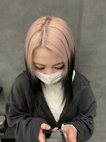 ヘアサロン ドット トウキョウ カラー 町田店(hair salon dot. tokyo color) ホワイトブロンド/外ハネボブ/ブルーブラック/ワイドバング/町田