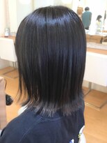 ニューヨークニューヨークマザーズ(NYNY Mothers)&nbsp;切りっぱなしボブ/暗髪/艶ストレート/大人可愛い