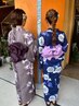 【8月限定/ペア割り】浴衣着付け　￥7450