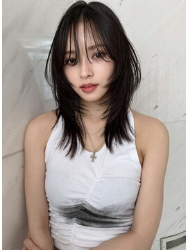 サイン 渋谷(SIGN) 20代レイヤーカット/レイヤーボブ/ハッシュカット/透明感カラー