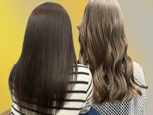 【hina/戸塚】透明感カラー/抜け感ベージュ/艶カラー/ヘアアレンジ/お呼ばれヘア