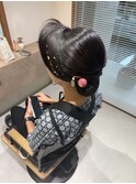 祭りヘアセット